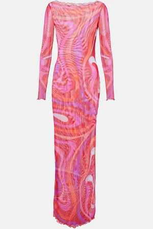 Puccini Maxikleid Marmo aus Tüll