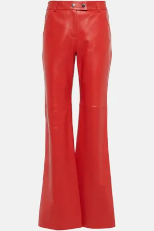 Dorothee Schumacher Schlaghose Sleek Statement aus Leder