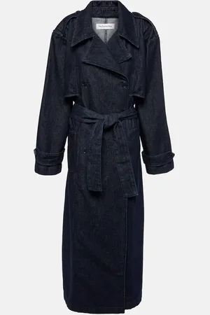 The Frankie Shop Trenchcoat Nikola aus Denim