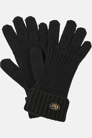 Gucci Handschuhe Double G aus Wolle und Kaschmir