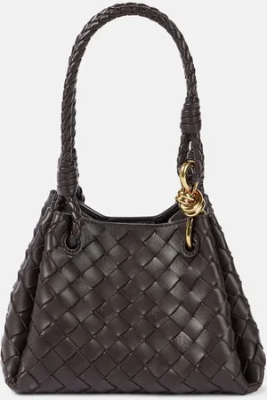 Bottega Veneta Schultertasche Parachute Small aus Leder