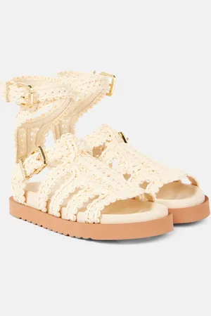ZIMMERMANN Sandalen Goldie aus Raffiabast