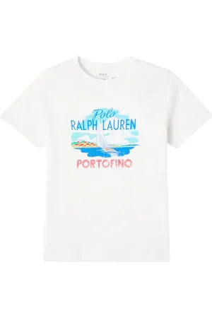 Ralph Lauren Bedrucktes T-Shirt aus Baumwoll-Jersey