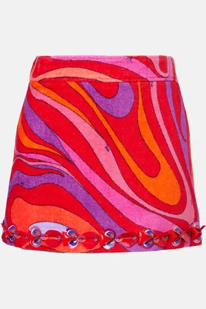 Puccini Minirock Marmo aus Frottee