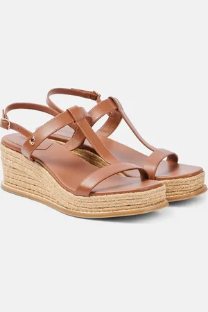 Jimmy Choo Espadrille-Sandalen Theia 60 aus Leder
