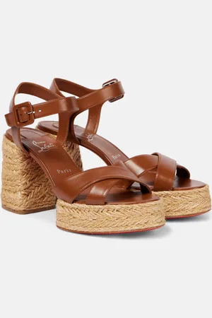 Christian Louboutin Espadrille-Sandalen Calakala 85 aus Leder
