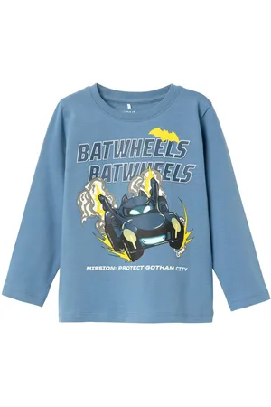 NAME IT Batwheels Oberteil Mit Langen Ärmeln