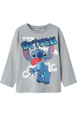 NAME IT Stitch Oberteil Mit Langen Ärmeln