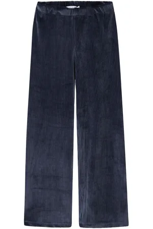 NAME IT Straight Fit Velours Hose
