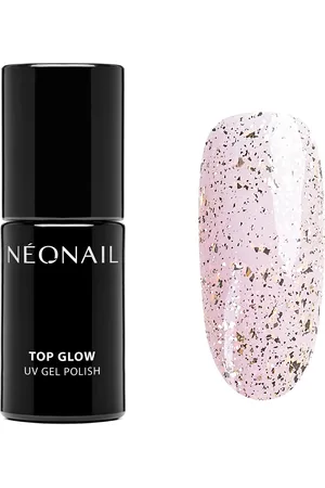 NeoNail UV Nagellack 7,2 ml - Top Glow Gold Flakes