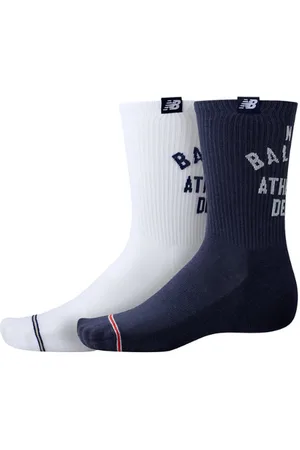 New Balance Unisex Lifestyle Midcalf Socks 2 Pack in , Baumwolle, Größe M