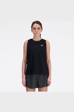 New Balance Damen Sport Essentials Heathertech Tank in , Poly Knit
