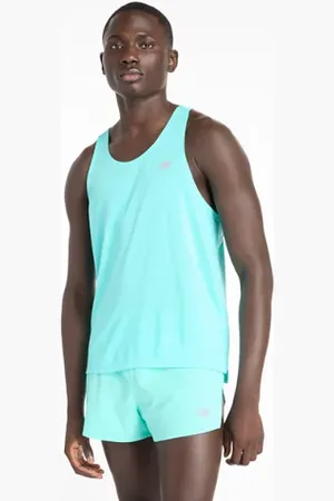 New Balance Herren Athletics Tank in , Poly-Strick, Größe L