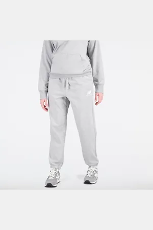 New Balance Damen Essentials Stacked Logo French Terry Jogginghose in , Baumwolle, Größe 2XL