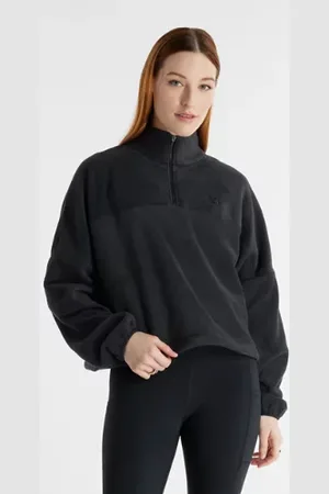 New Balance Damen Polar Fleece Half Zip in , Baumwollfleece, Größe L