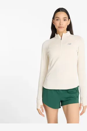 New Balance Damen Athletics Heat Grid 1/2 Zip in , Poly-Strick, Größe L