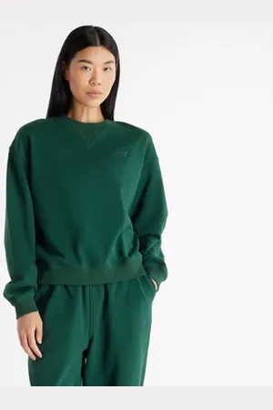 New Balance Damen Athletics French Terry Crew in , Baumwollfleece, Größe 2XL