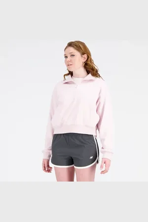 New Balance Damen Athletics Remastered French Terry 1/4 Zip in , Baumwolle, Größe 2XL