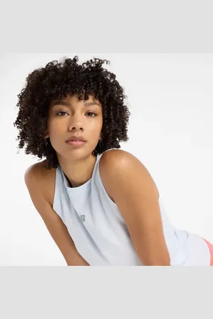 New Balance Damen Jacquard Slim Tank in , Poly-Strick, Größe L