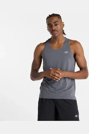 New Balance Herren Race Day Tank in , Poly-Strick, Größe 2XL