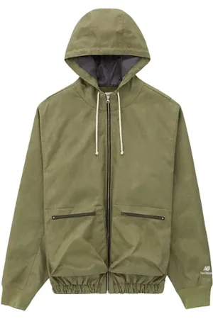 New Balance Herren Made in USA Utility Jacket in , Polywoven, Größe L
