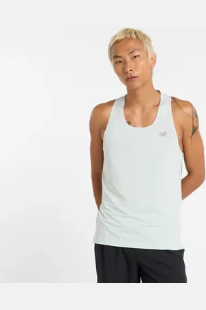 New Balance Herren Race Day Tank in , Poly-Strick, Größe L