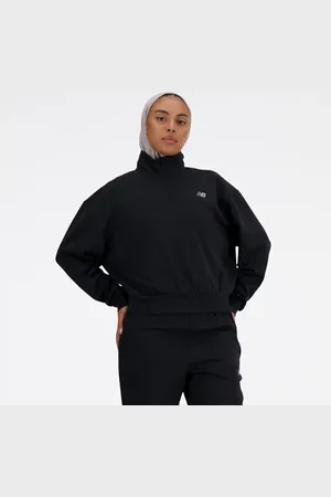 New Balance Damen Tech Knit Oversized Quarter Zip in , Poly Knit