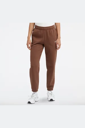New Balance Damen Linear Heritage Brushed Back Fleece Sweatpant in , Poly Fleece