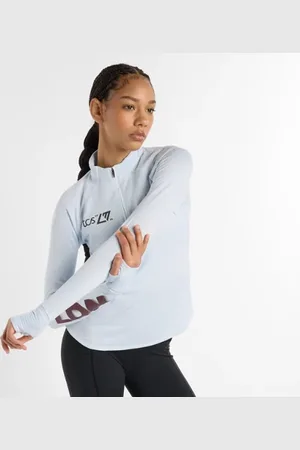 New Balance Damen London Edition Athletics Heat Grid Half Zip in , Poly Knit