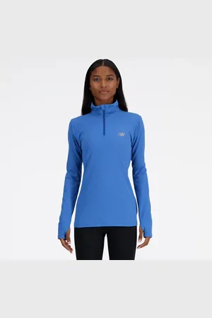 New Balance Damen Sport Essentials Space Dye Quarter Zip in , Poly Knit