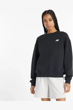 New Balance Damen Reimagined Fleece Crew in , Baumwollfleece, Größe L