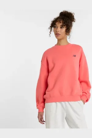 New Balance Damen Reimagined Fleece Crew in , Baumwollfleece, Größe XL