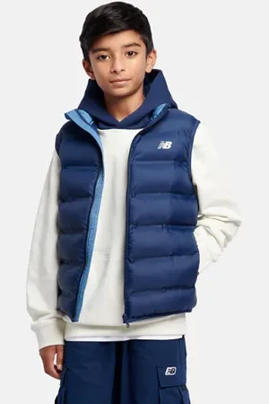 New Balance Jungen Bond Quilted Vest in , Nylon, Größe 12-13Y
