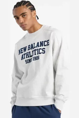 New Balance Herren Varsity French Terry Graphic Crew in , Baumwolle, Größe 2XL