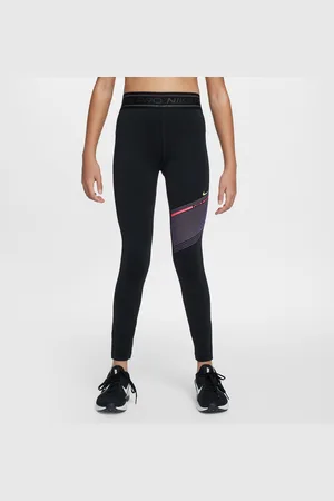 Nike Pro Dri-FIT Leggings mit mittelhohem Bund (Mädchen)