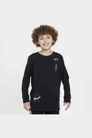 Nike Brooklyn Nets Courtside Max90 NBA-Longsleeve für ältere Kinder (Jungen)