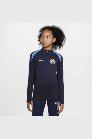 Nike FC Chelsea Strike Dri-FIT Fußball-Drill-Oberteil für ältere Kinder
