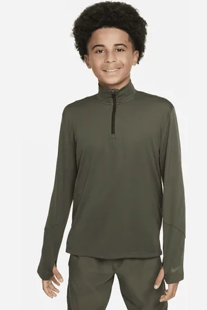 Nike Multi Dri-FIT UV-Longsleeve mit Halbreißverschluss für ältere Kinder (Jungen)