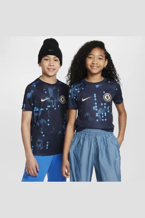 Nike FC Chelsea Academy Pro Dri-FIT Pre-Match Kurzarm-Fußballoberteil (ältere Kinder)