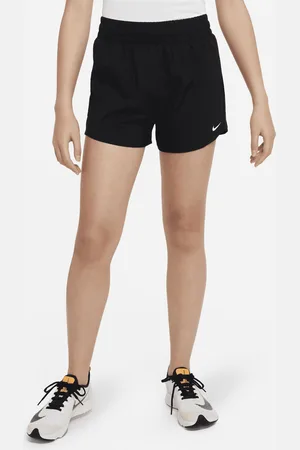 Nike One Dri-FIT Web-Trainingsshorts mit hohem Bund für ältere Kinder (Mädchen)