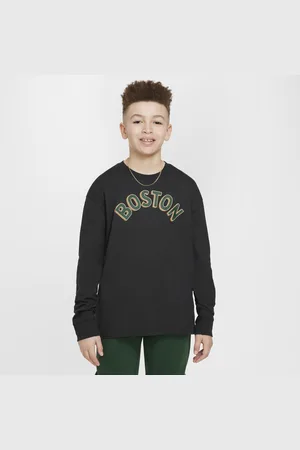 Nike Boston Celtics 2023/24 City Edition NBA Max90 Longsleeve (ältere Kinder, Jungen)