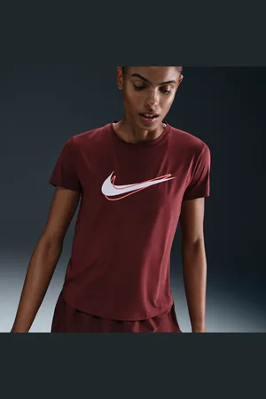 Nike One Swoosh Dri-FIT Kurzarm-Laufoberteil für Damen