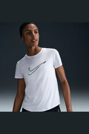 Nike One Swoosh Dri-FIT Kurzarm-Laufoberteil für Damen