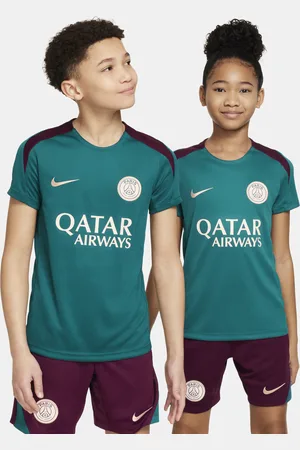 Nike Paris Saint-Germain Strike Dri-FIT Kurzarm-Fußballoberteil aus Strickmaterial (ältere Kinder)
