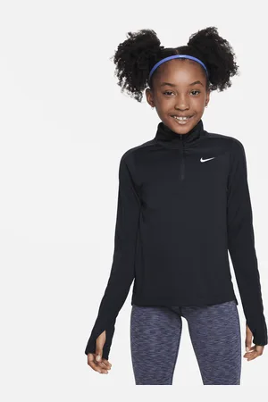 Nike Dri-FIT Longsleeve mit Viertelreißverschluss (Mädchen)