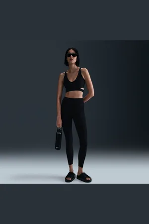 Nike Zenvy Rib 7/8-Leggings mit sanftem Halt und hohem Taillenbund für Damen