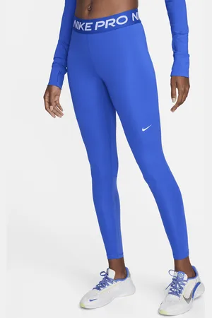 Nike Pro Leggings mit mittelhohem Bund und Mesh-Einsatz für Damen