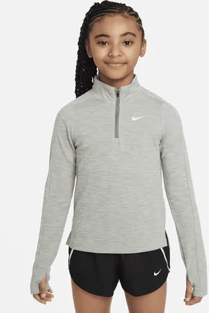 Nike Dri-FIT Longsleeve mit Viertelreißverschluss (Mädchen)