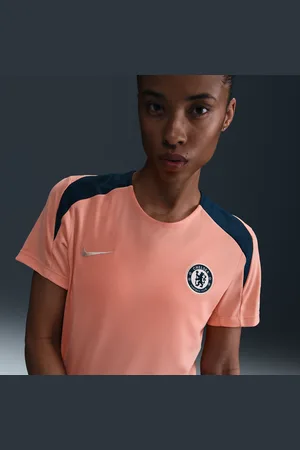 Nike FC Chelsea Strike Special Edition Dri-FIT Kurzarm-Fußballoberteil aus Strickmaterial (Damen)
