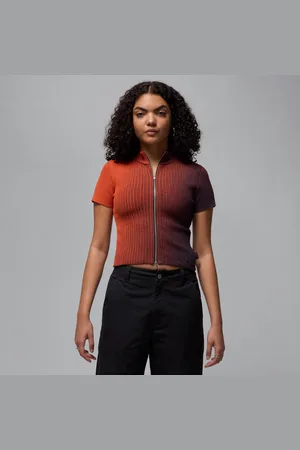 Jordan Air Strickoberteil mit durchgehendem Reißverschluss (Damen)